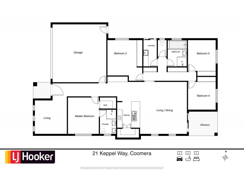 21 Keppel Way, Coomera QLD 4209 Floorplan