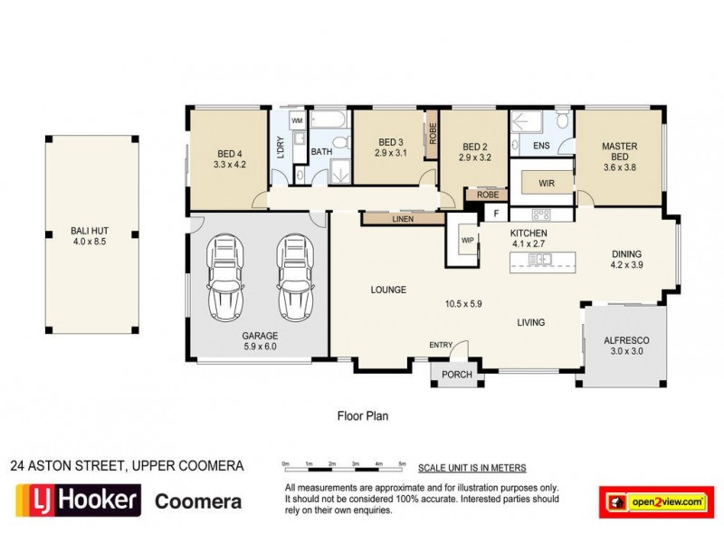 24 Aston Street, Upper Coomera QLD 4209 Floorplan