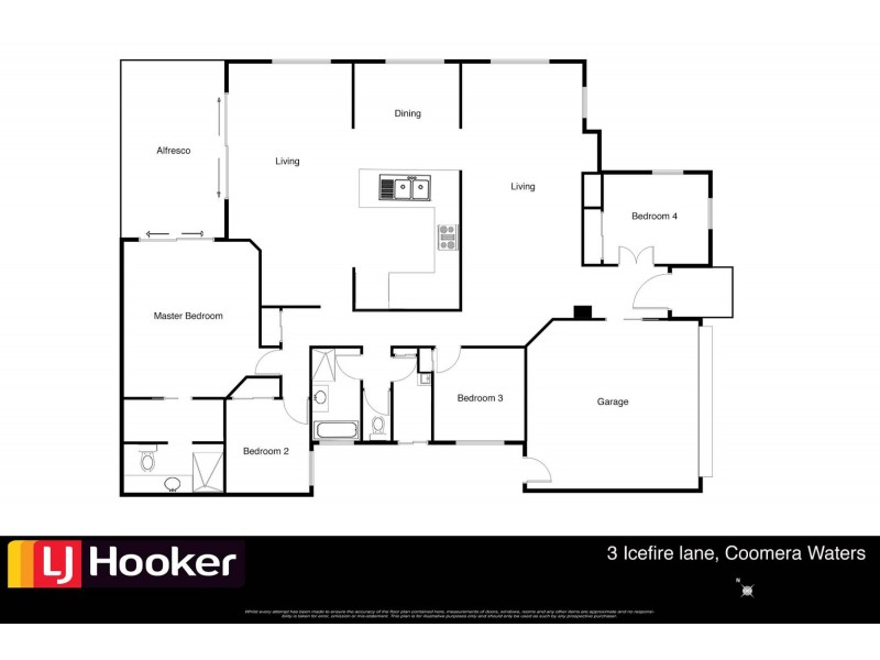 3 Icefire Lane, Coomera Waters QLD 4209 Floorplan