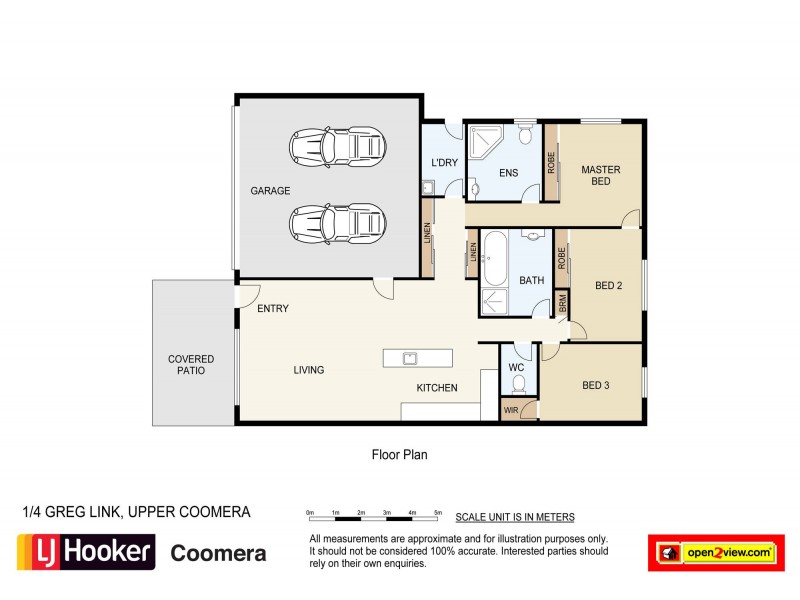 1/4 Greg Link, Upper Coomera QLD 4209 Floorplan