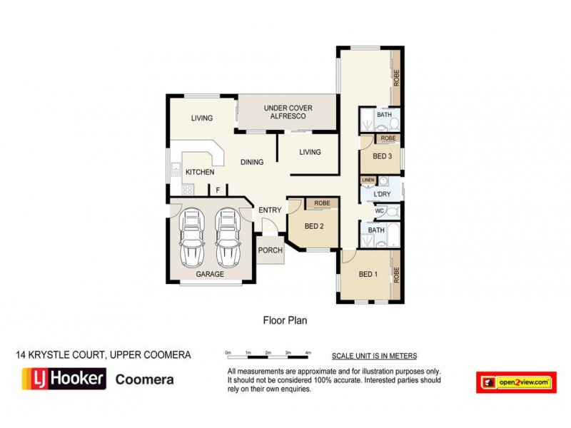 14 Krystle Court, Upper Coomera QLD 4209 Floorplan