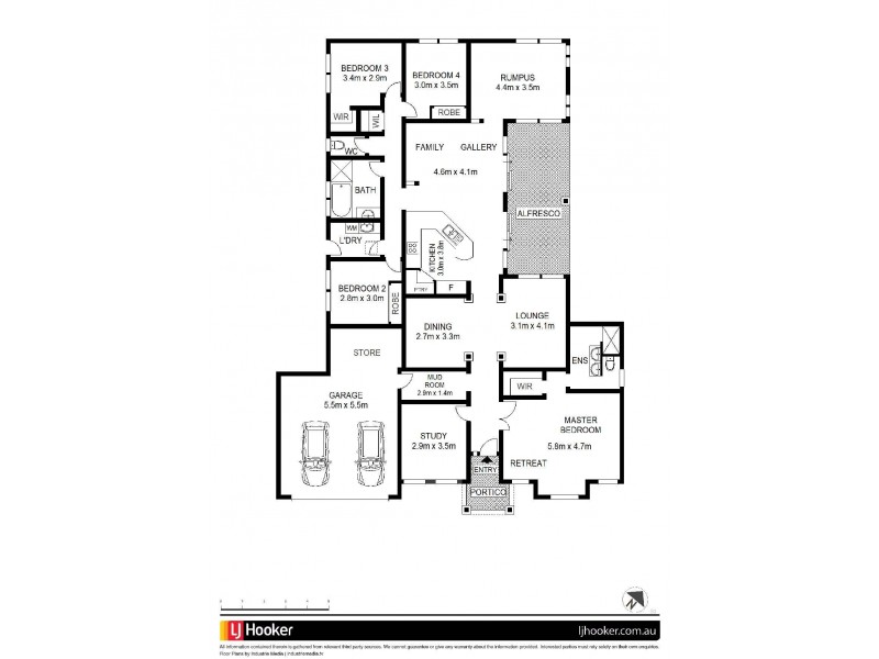 6 Icefire Lane, Coomera Waters QLD 4209 Floorplan