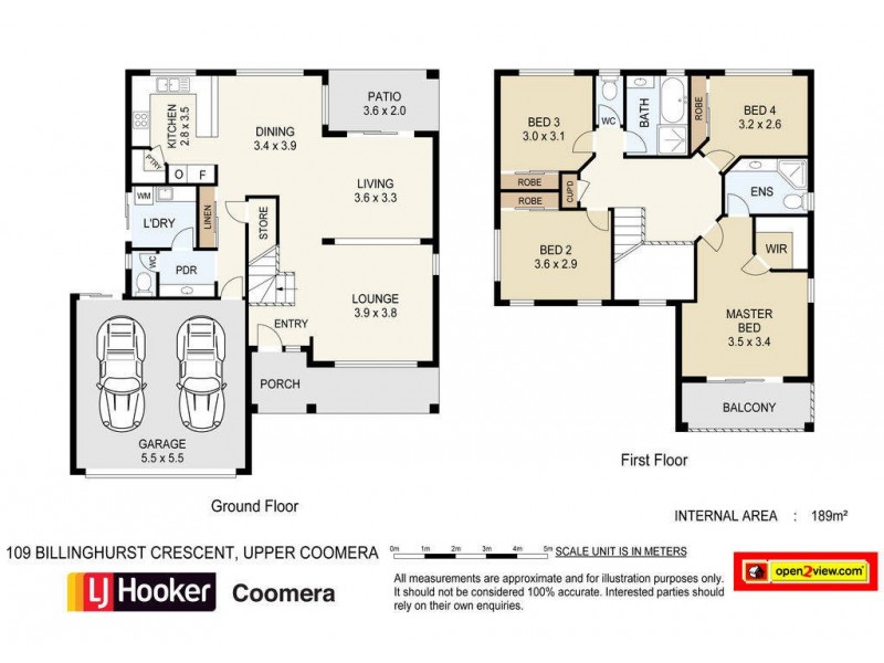 109 Billinghurst Crescent, Upper Coomera QLD 4209 Floorplan