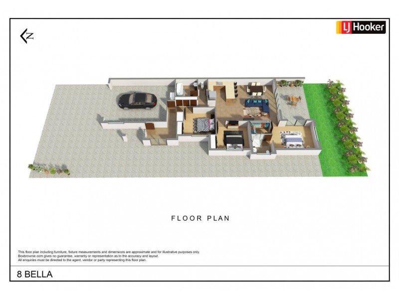 8 Bella Boulevard, Pimpama QLD 4209 Floorplan