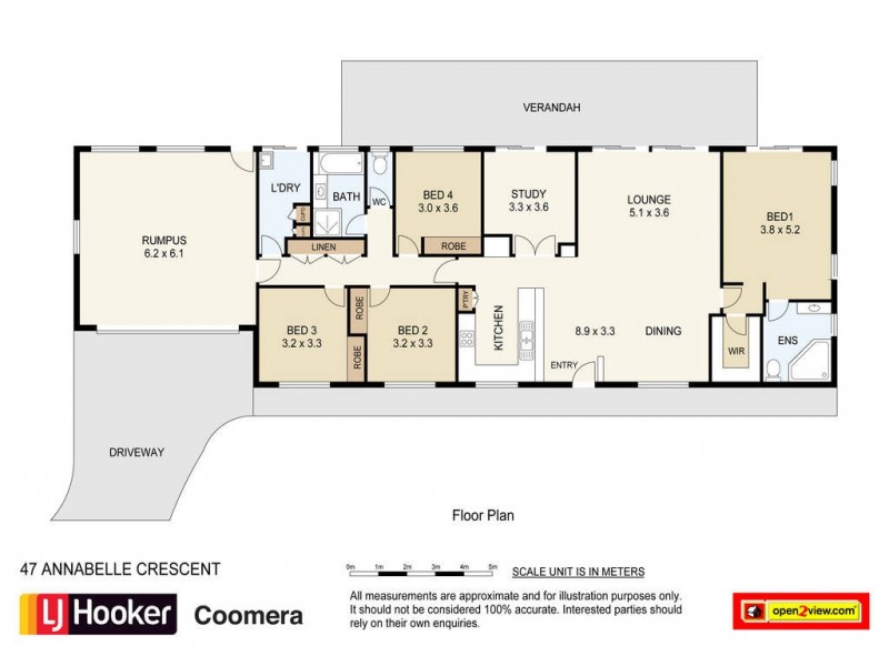 47 Annabelle Crescent, Upper Coomera QLD 4209 Floorplan