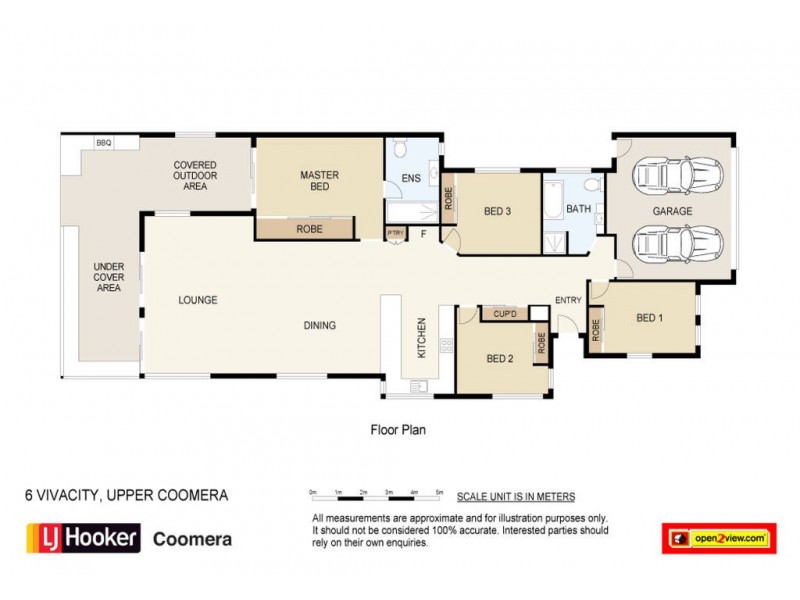 6 Vivacity Drive, Upper Coomera QLD 4209 Floorplan