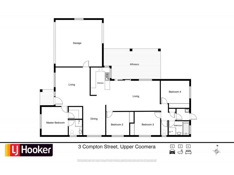 3 Compton Street, Upper Coomera QLD 4209 Floorplan