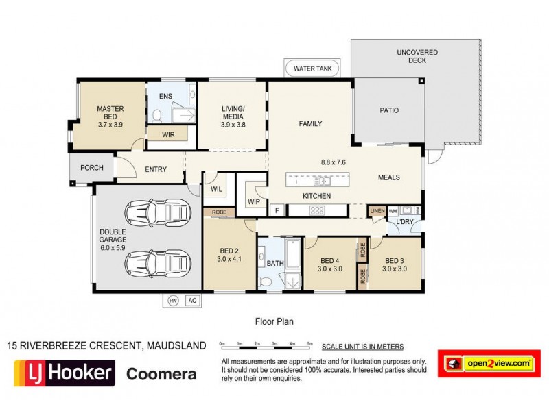 15 Riverbreeze Crescent, Maudsland QLD 4210 Floorplan