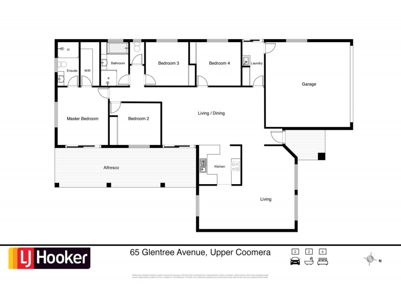 65 Glentree Avenue, Upper Coomera QLD 4209 Floorplan