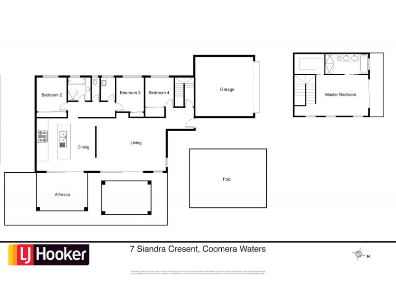 7 Siandra Lane, Coomera Waters QLD 4209 Floorplan