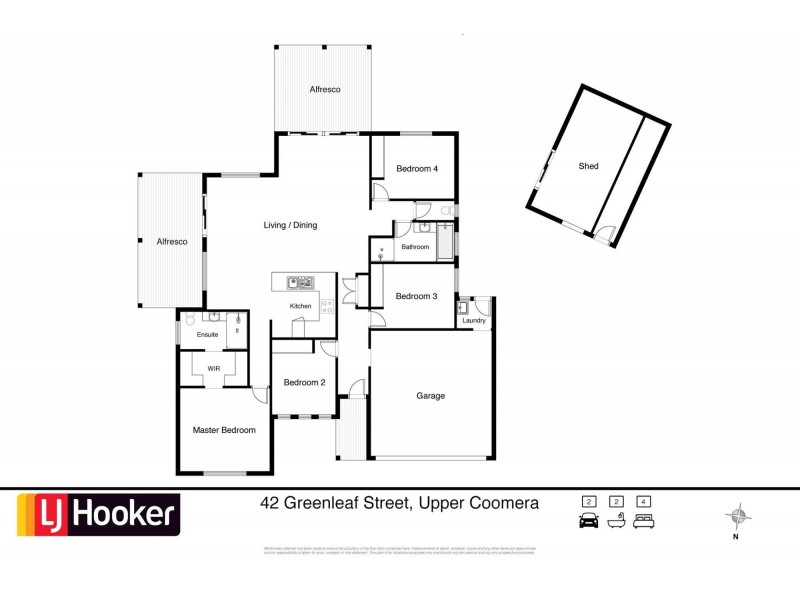 42 Greenleaf Street, Upper Coomera QLD 4209 Floorplan