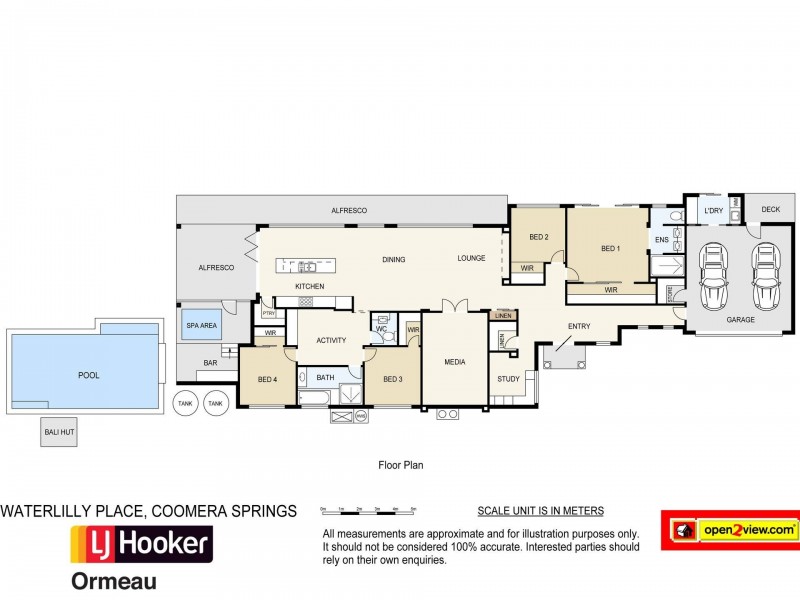 8 Waterlilly Place, Upper Coomera QLD 4209 Floorplan
