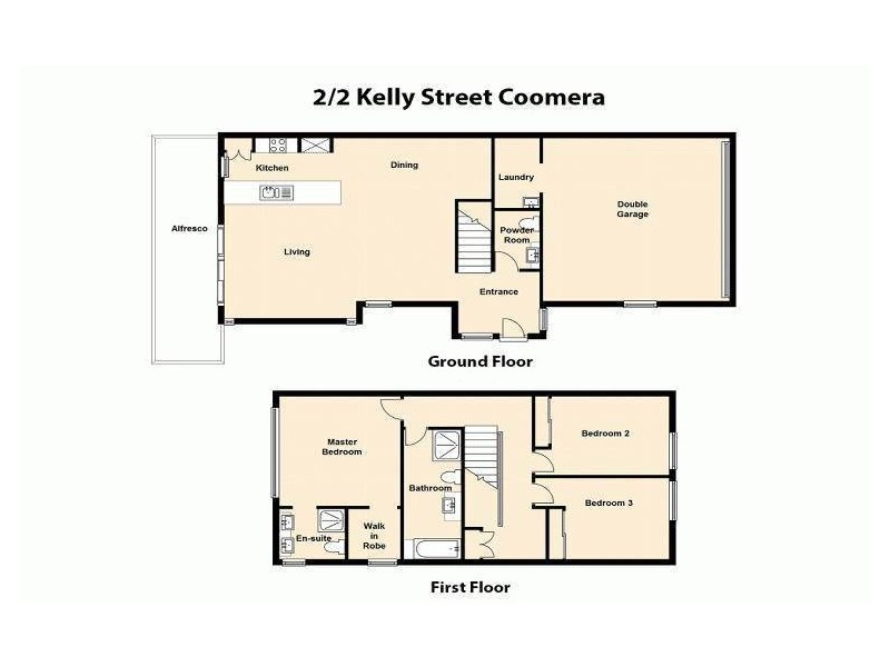 2/2 Kelly Avenue, Coomera QLD 4209 Floorplan
