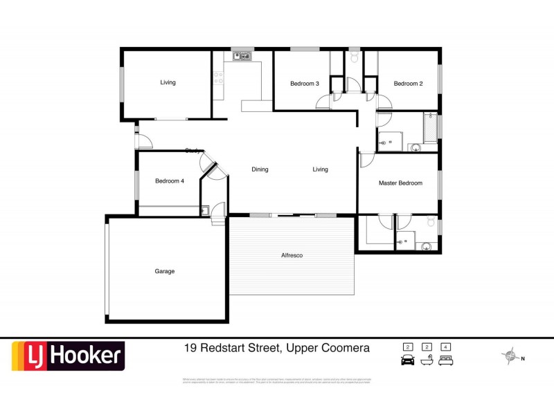 19 Redstart Street, Upper Coomera QLD 4209 Floorplan
