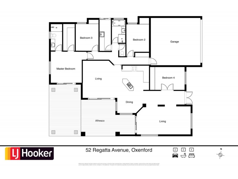 52 Regatta Avenue, Oxenford QLD 4210 Floorplan