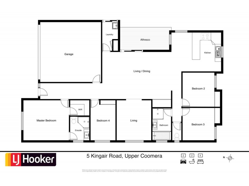 5 Kingair Road, Upper Coomera QLD 4209 Floorplan