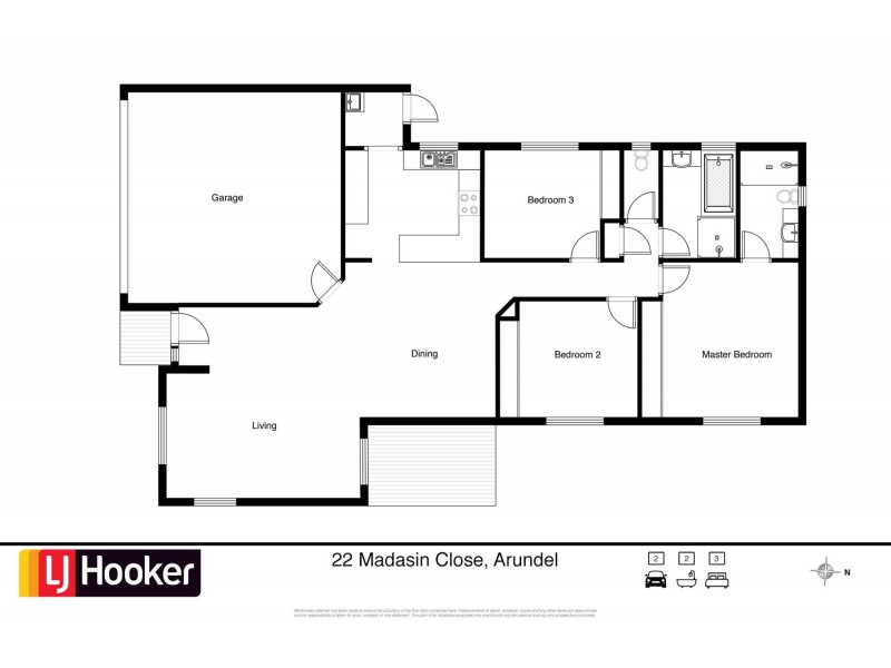 22 Madasin Close, Arundel QLD 4214 Floorplan