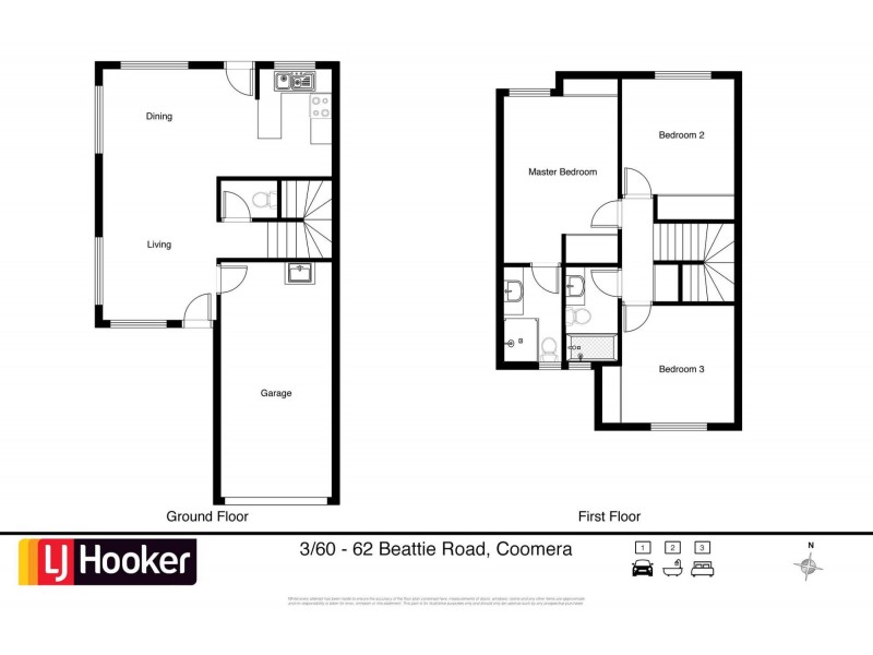 3/60-62 Beattie Road, Coomera QLD 4209 Floorplan