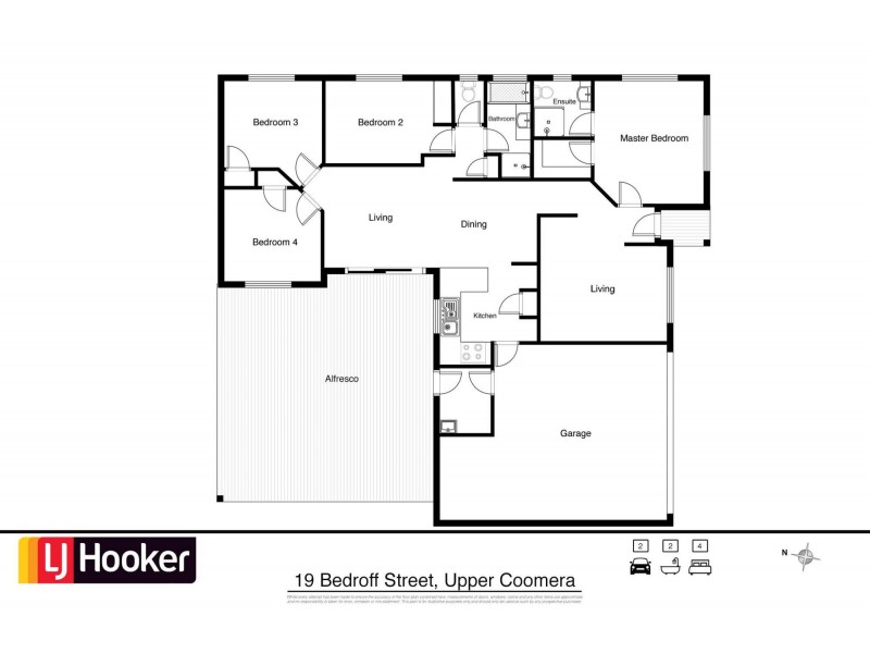 19 Bedroff Street, Upper Coomera QLD 4209 Floorplan