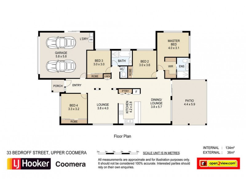 33 Bedroff Street, Upper Coomera QLD 4209 Floorplan