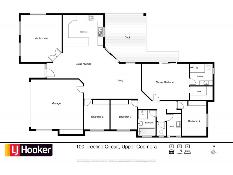 100 Treeline Circuit, Upper Coomera QLD 4209 Floorplan