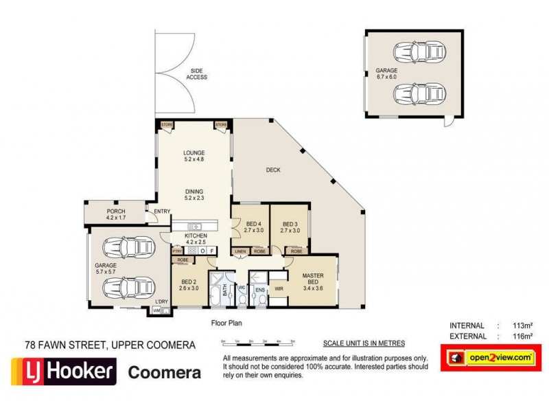 78 Fawn Street, Upper Coomera QLD 4209 Floorplan