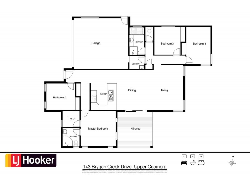 143 Brygon Creek Drive, Upper Coomera QLD 4209 Floorplan