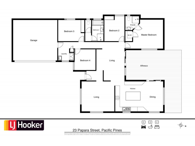 23 Papara Street, Pacific Pines QLD 4211 Floorplan