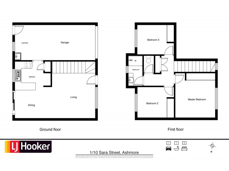 1/10 Sara Street, Ashmore QLD 4214 Floorplan