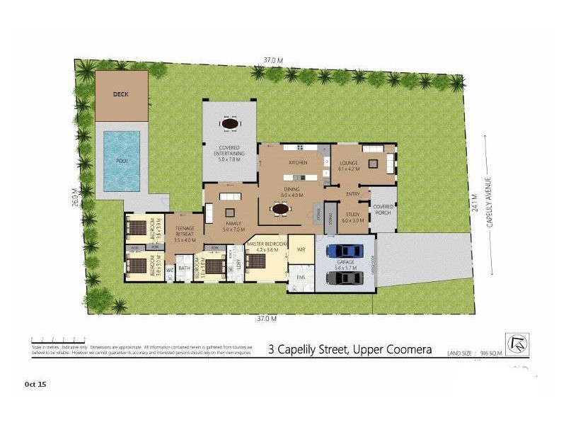 3 Capelily Street, Upper Coomera QLD 4209 Floorplan