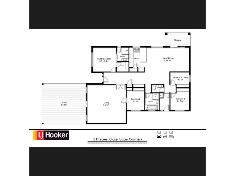 5 Firecrest Close, Upper Coomera QLD 4209 Floorplan