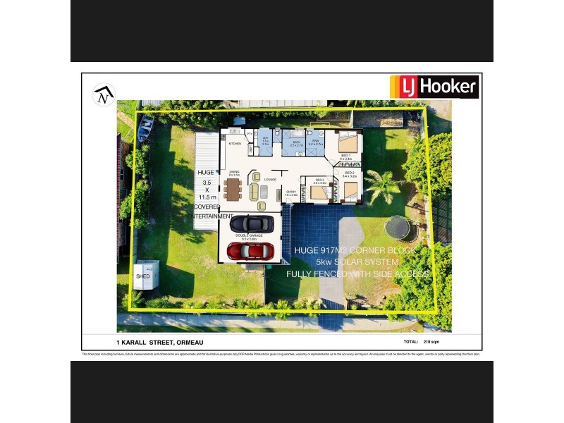 1 Karall Street, Ormeau QLD 4208 Floorplan