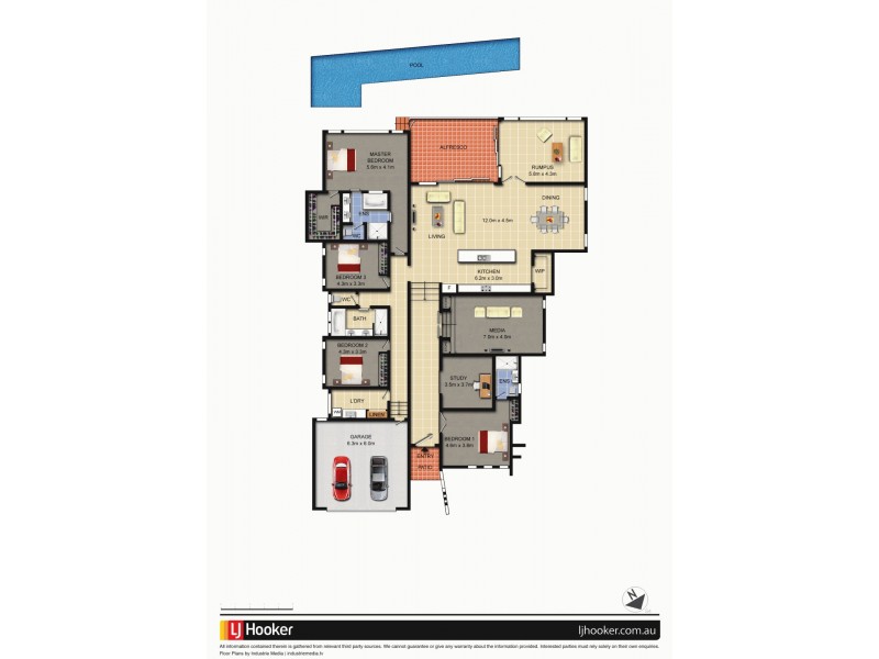 14 Katinka Circuit, Coomera Waters QLD 4209 Floorplan