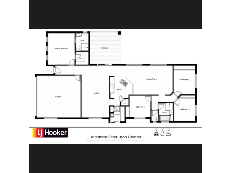 12 Manassa Street, Upper Coomera QLD 4209 Floorplan
