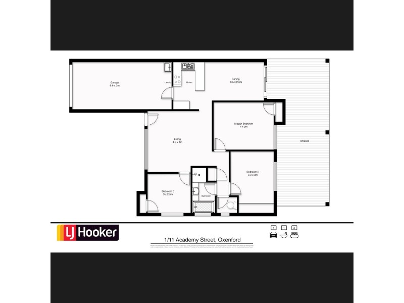 1/11 Academy Street, Oxenford QLD 4210 Floorplan