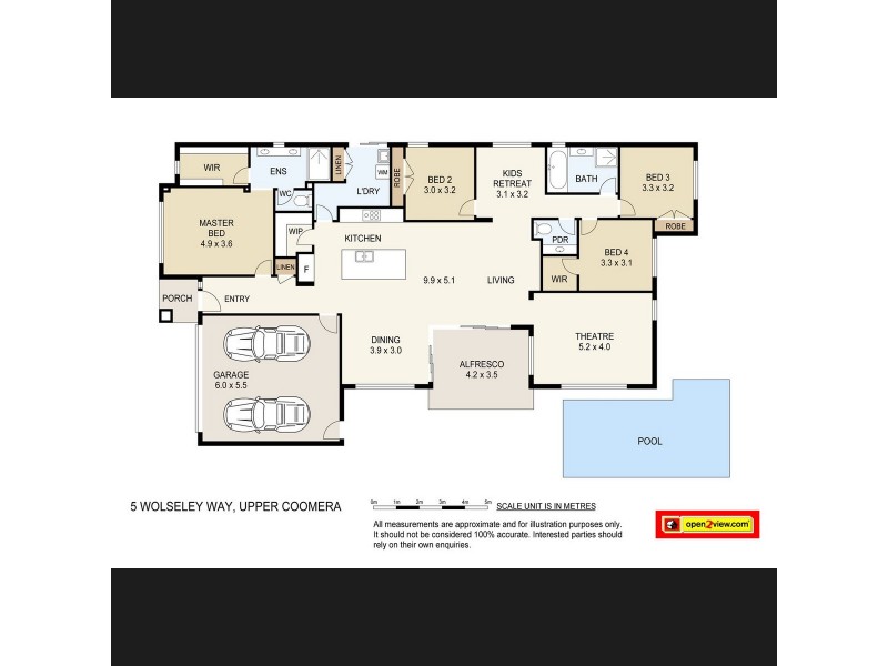 5 Wolseley Way, Upper Coomera QLD 4209 Floorplan