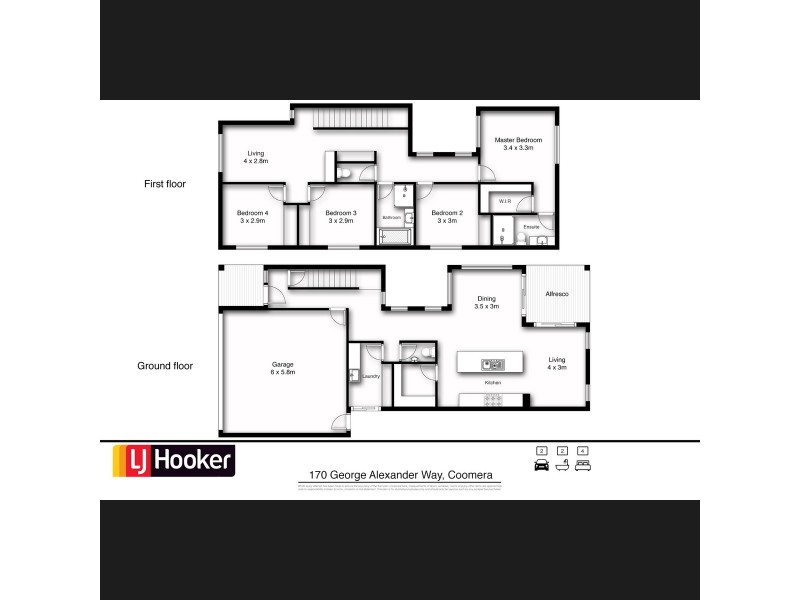 170 George Alexander Way, Coomera QLD 4209 Floorplan