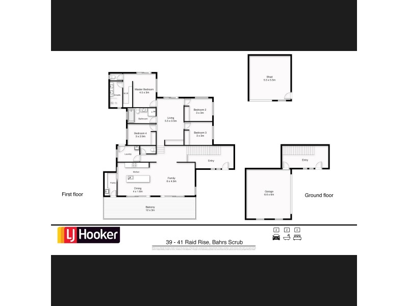 39-41 Raid Rise, Bahrs Scrub QLD 4207 Floorplan