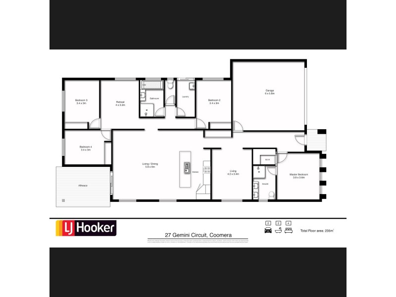 27 Gemini Circuit, Coomera QLD 4209 Floorplan