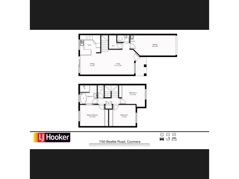 7/50 Beattie Road, Coomera QLD 4209 Floorplan