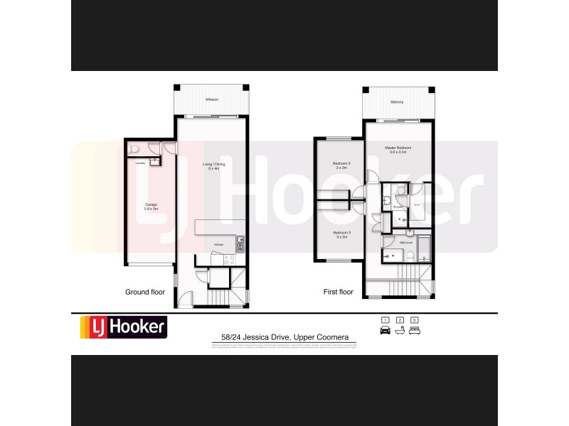 58/24 Jessica Drive, Upper Coomera QLD 4209 Floorplan