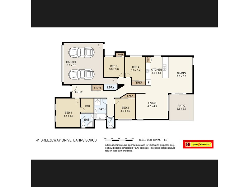 41 Breezeway Drive, Bahrs Scrub QLD 4207 Floorplan