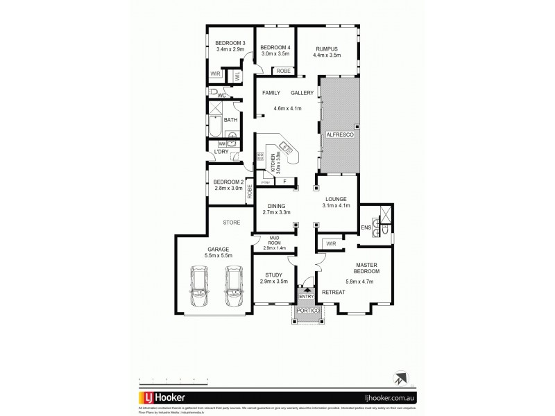 6 Icefire Lane, Coomera Waters QLD 4209 Floorplan