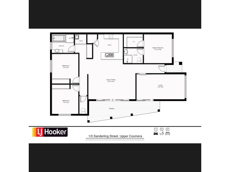 1/5 Sanderling Street, Upper Coomera QLD 4209 Floorplan