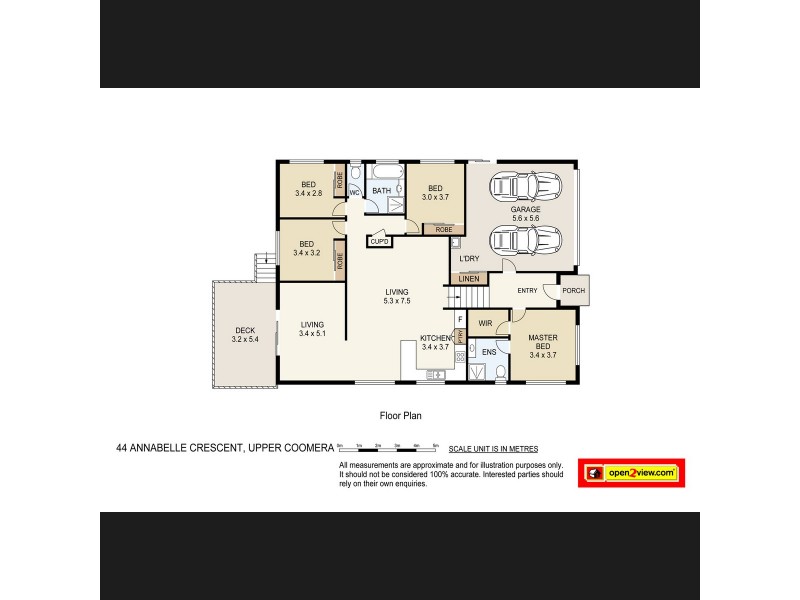 44 Annabelle Crescent, Upper Coomera QLD 4209 Floorplan