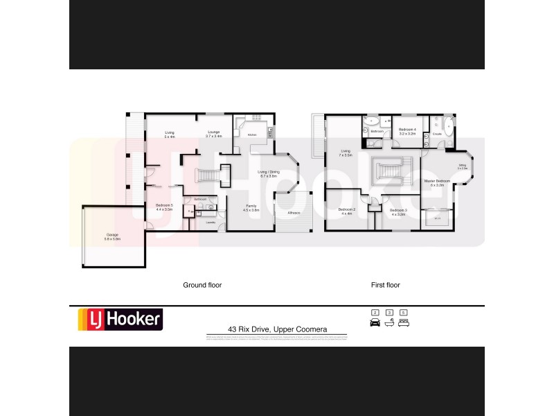 43 Rix Drive, Upper Coomera QLD 4209 Floorplan