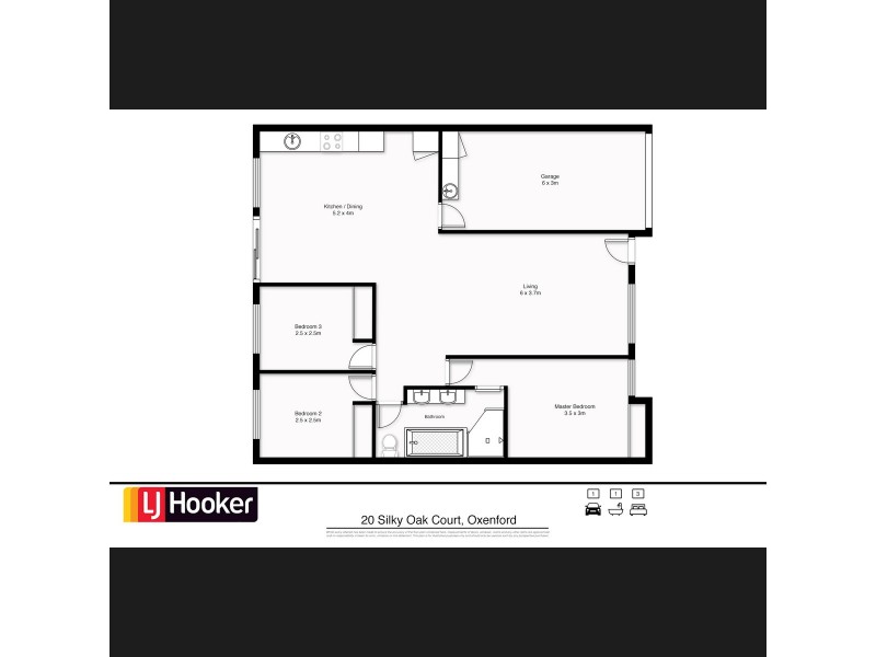 20 Silky Oak Court, Oxenford QLD 4210 Floorplan