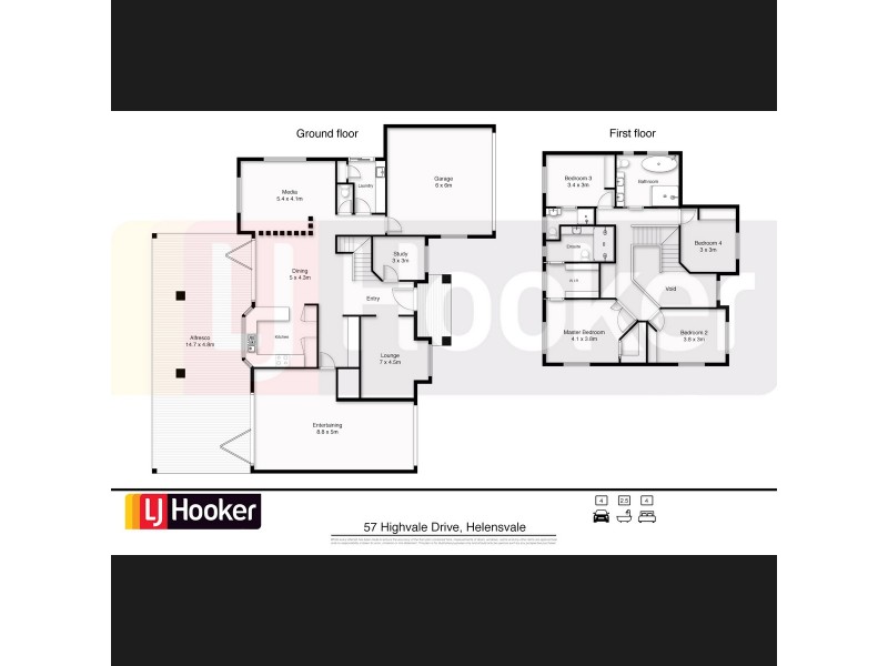 57 Highvale Drive, Helensvale QLD 4212 Floorplan