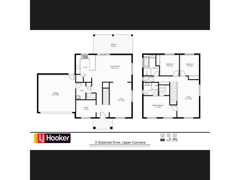 3 Goldcrest Drive, Upper Coomera QLD 4209 Floorplan