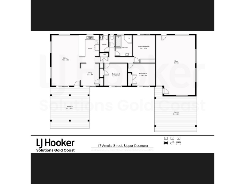 17 Amelia Street, Upper Coomera QLD 4209 Floorplan